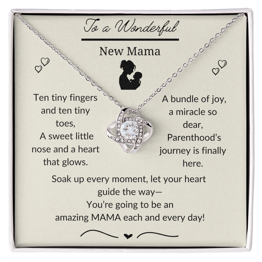 New Mom Gift box, New mom necklace Gift Jewelry, Gift for New Mom Necklace, First Mother's day gift, Pregnancy jewelry necklace