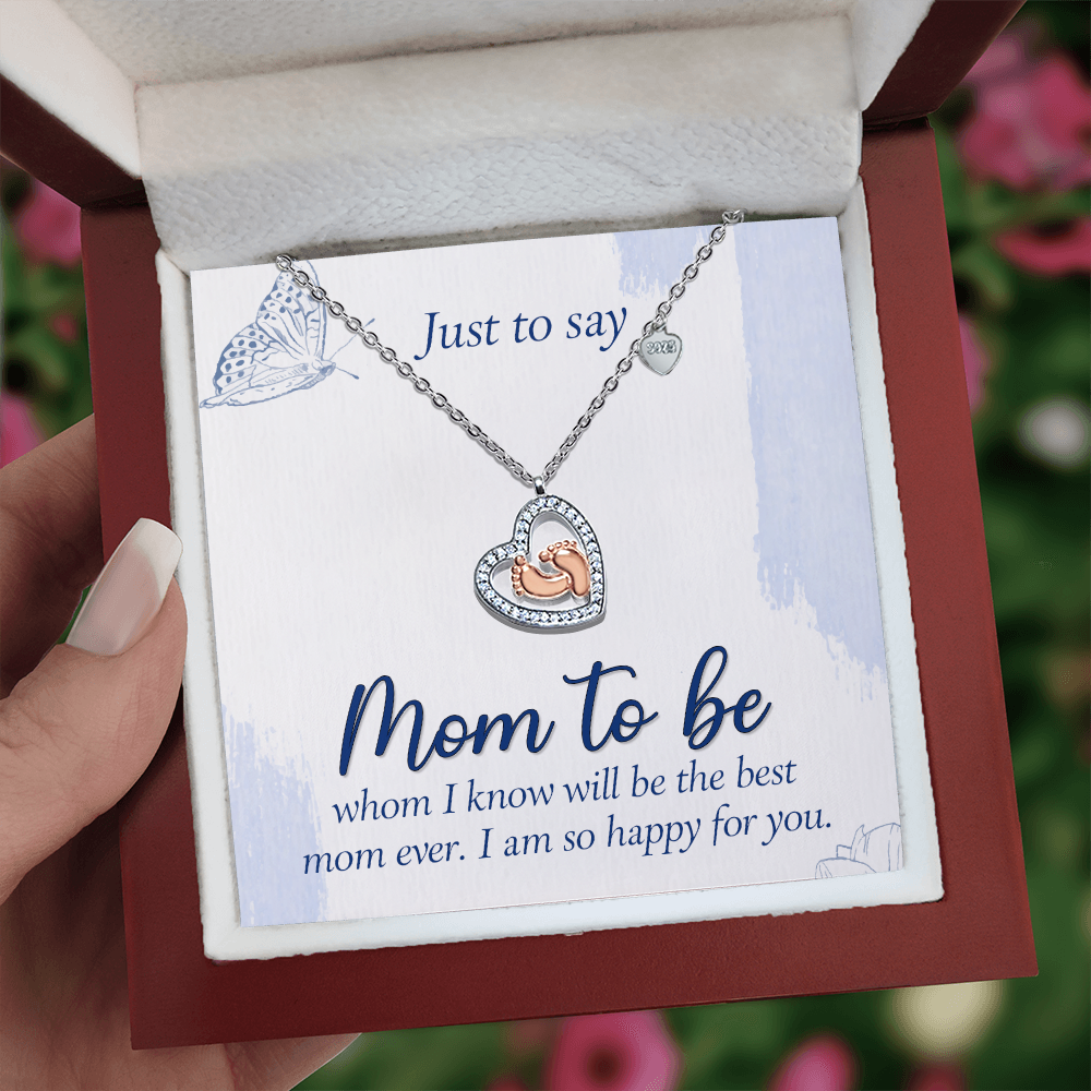 Pregnancy Gift for Friend, Gift for First Time Mom, Pregnant Best Friend, Gift for Mom to Be Necklace,