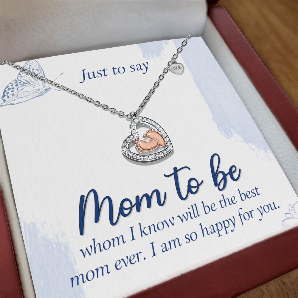 Pregnancy Gift for Friend, Gift for First Time Mom, Pregnant Best Friend, Gift for Mom to Be Necklace,