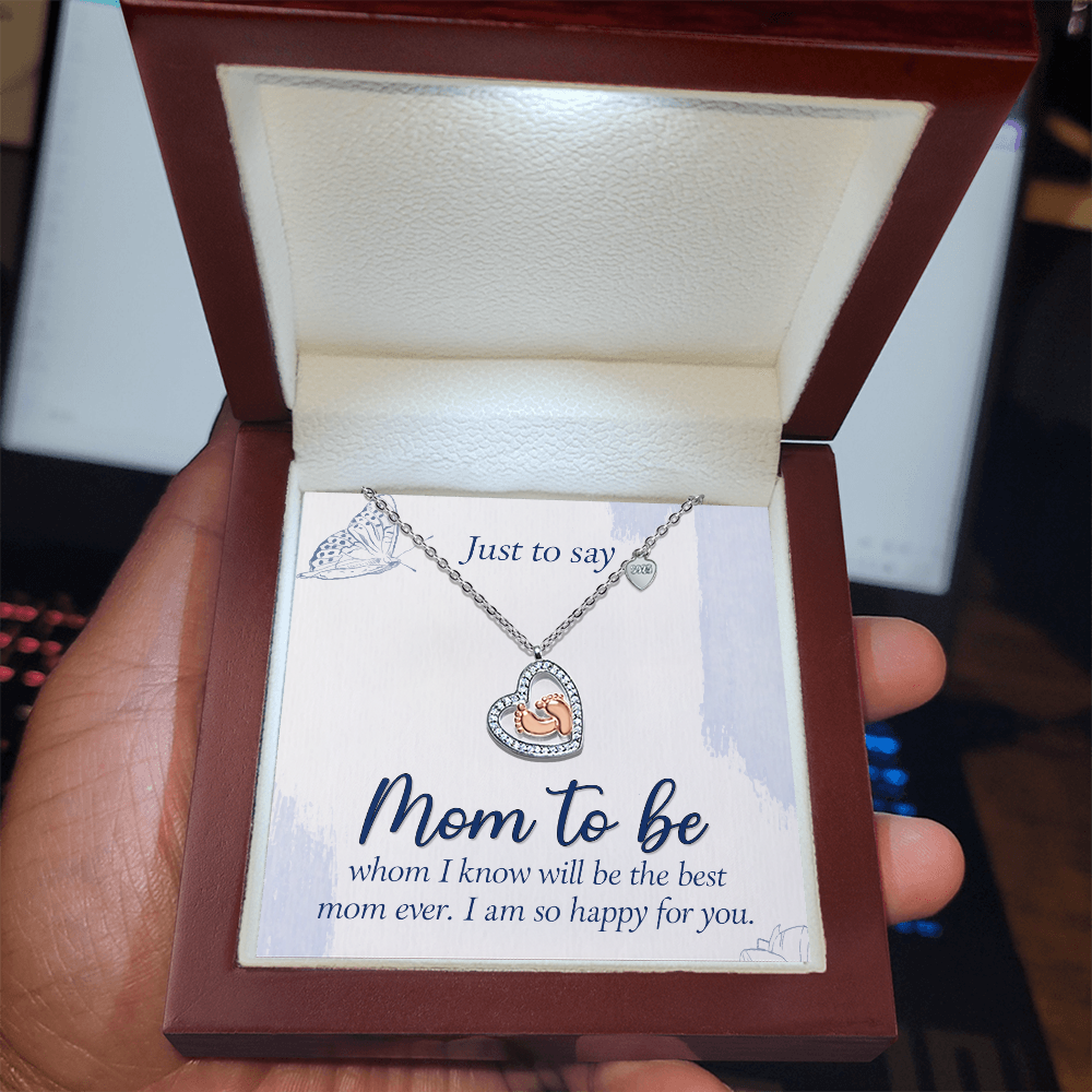 Pregnancy Gift for Friend, Gift for First Time Mom, Pregnant Best Friend, Gift for Mom to Be Necklace,