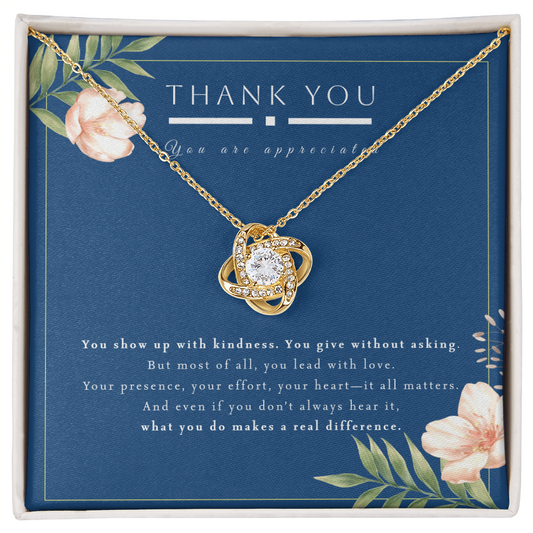 Thank You Gift Necklace, Mentor Gift for Women, Appreciation Gifts Jewelry, Thank You Gift for Women, Teacher Gift, Gift For Best Friend