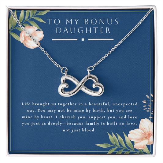Bonus Daughter Gift, Step Daughter Gift, Stepdaughter Necklace, Daughter Jewelry, Step Daughter Birthday, Step Mother Gift