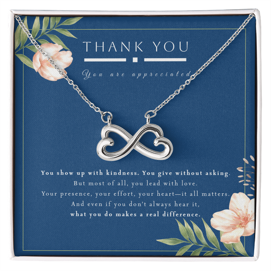 Thank You Gift Necklace, Mentor Gift for Women, Appreciation Gifts Jewelry, Thank You Gift for Women, Teacher Gift, Gift For Best Friend